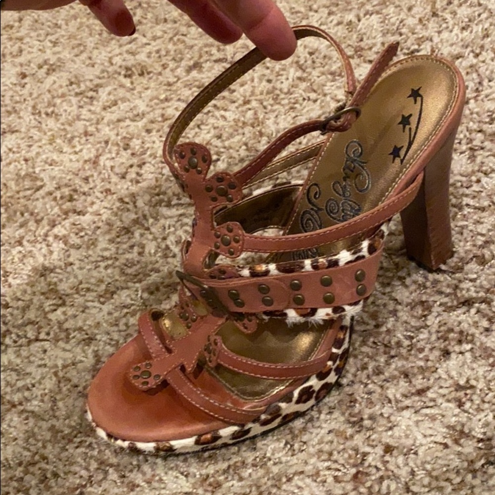 Cute strap heels